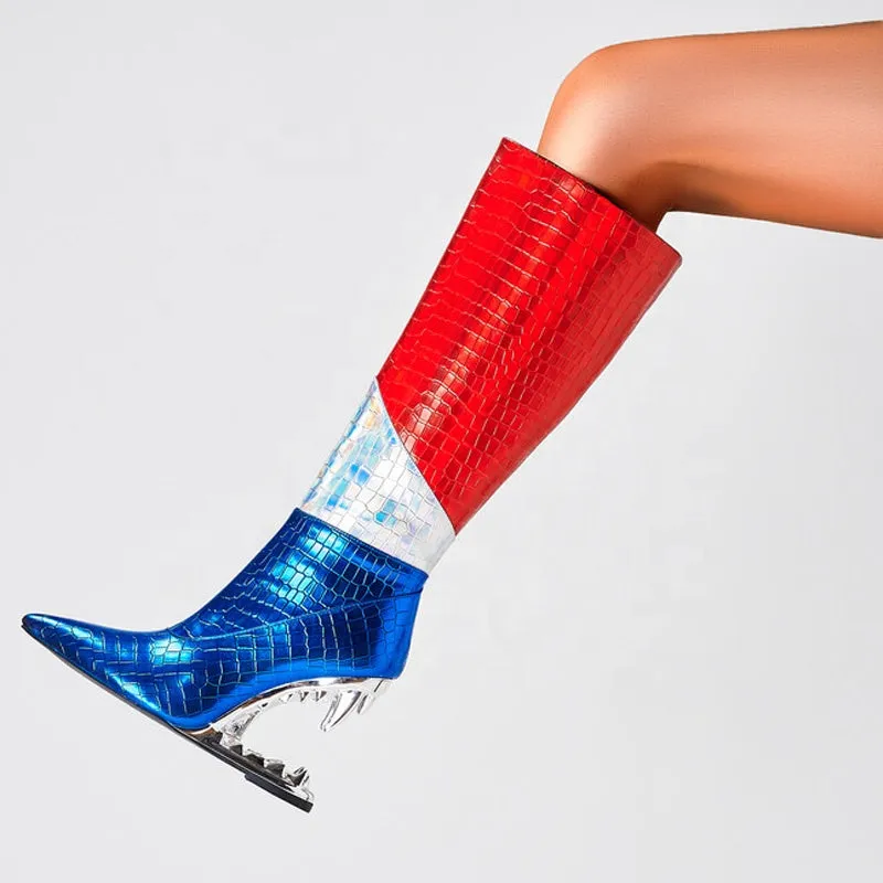 Chic Wedge Heel Boots