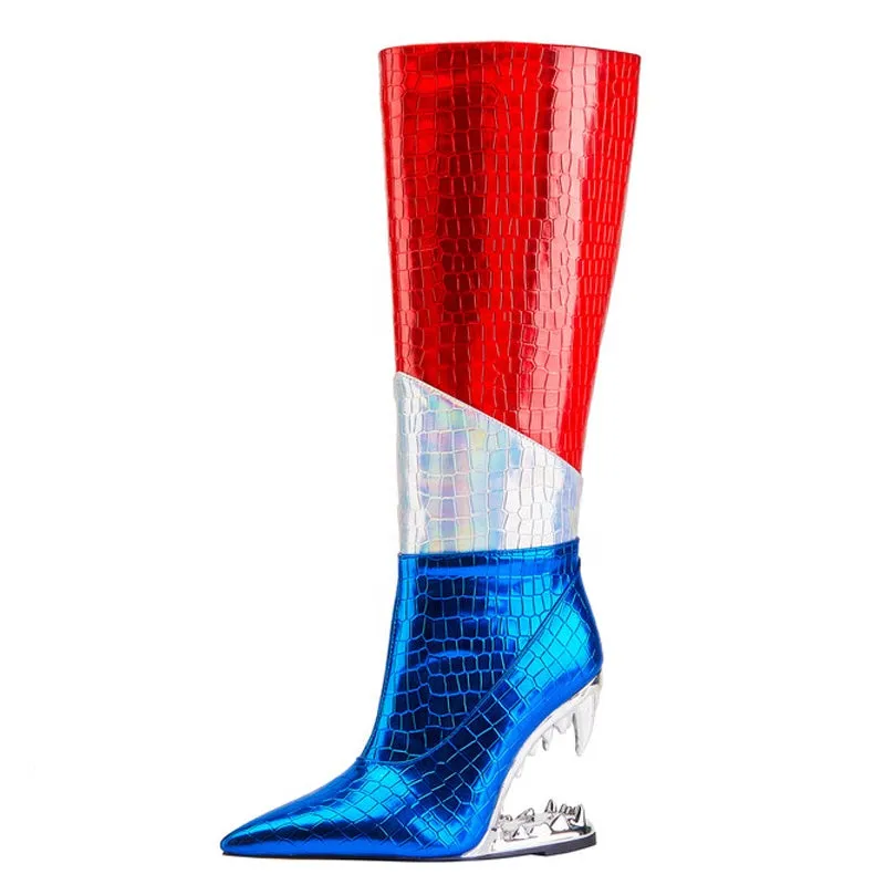 Chic Wedge Heel Boots
