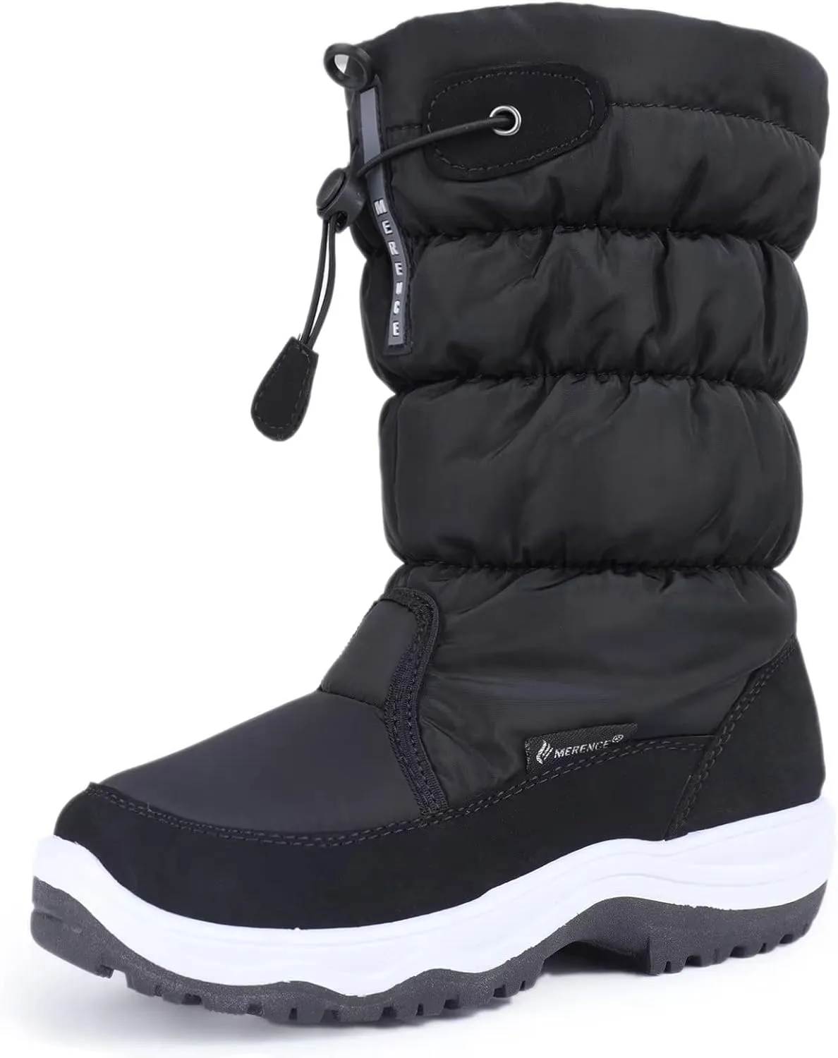 CIOR Women's Snow Boots Winter II Water-Resistant Fur Lined Frosty Warm Anti-Slip Boot U120WMX001-Black-40
