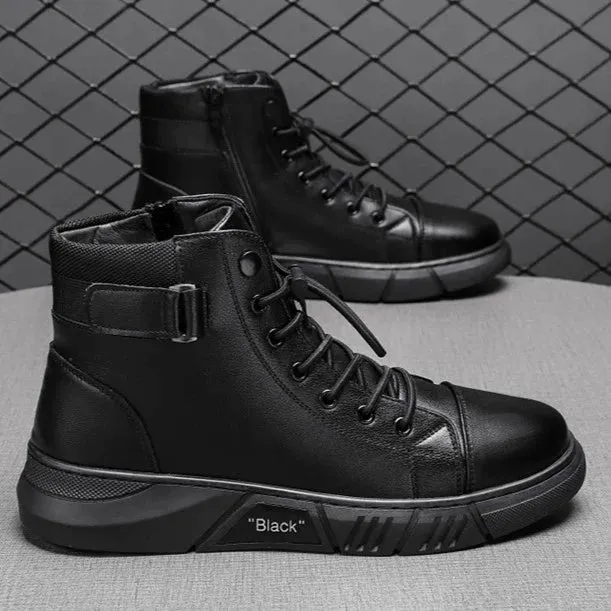 COALCRAFT™ GENUINE LEATHER WARM ANKLE BOOTS