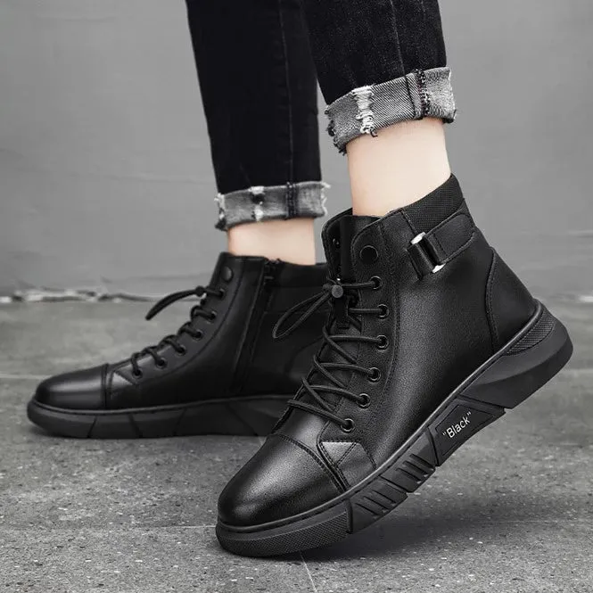 COALCRAFT™ GENUINE LEATHER WARM ANKLE BOOTS