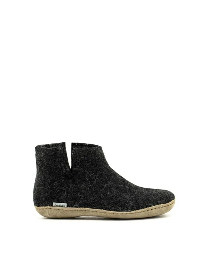 Glerups — Boot Leather Sole - Charcoal