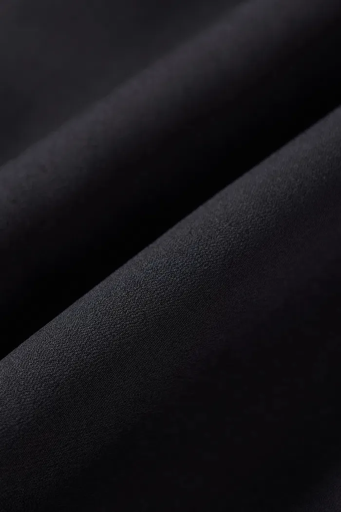 Rose Black Beaded Dress