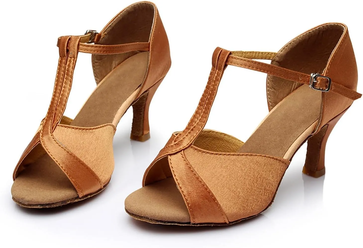 Silver High Heels for Women Latin Dance Shoes Ballroom Tango Open Toe Heels Performence Party Dancing Shoes
