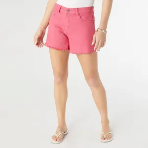 Trudy Shorts with Fringe - Dragon Pink
