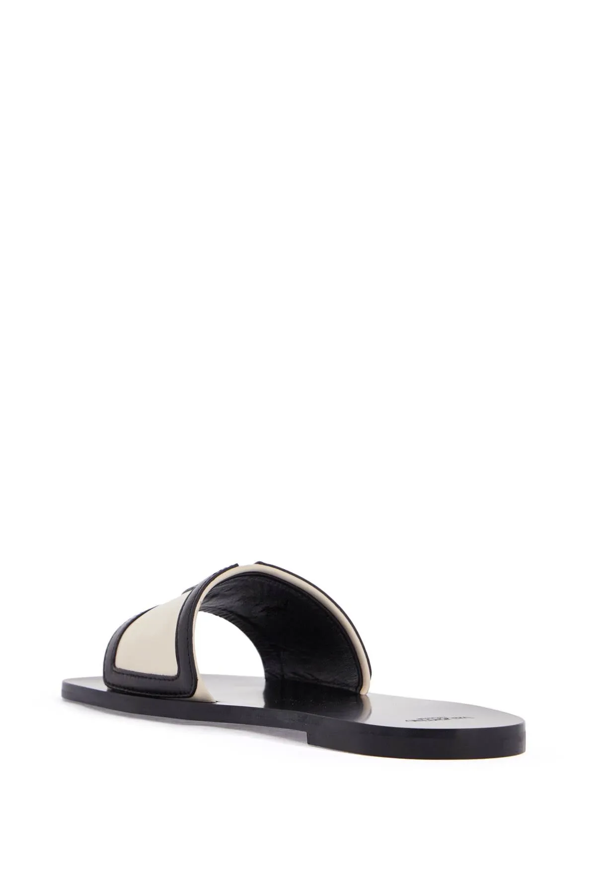 Two-Tone Slide Sandals