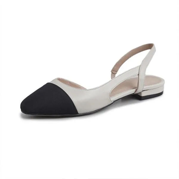 Women's Fashionable Elegant Hollow Flat Sandals 29670802S