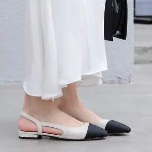 Women's Fashionable Elegant Hollow Flat Sandals 29670802S