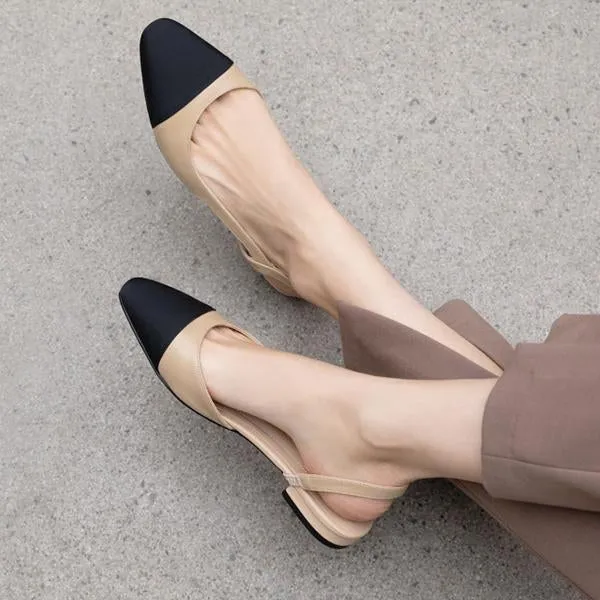 Women's Fashionable Elegant Hollow Flat Sandals 29670802S
